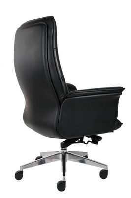 Moded Foam Genuine Leather Desk Chair , 360d Leather Rolling Chair DIOUS